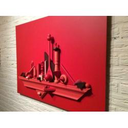 desigh sculptuur 90 cm x 60 cm.