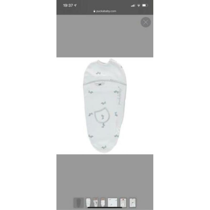 Puckababy piep 0-3 mnd zgan White pucky