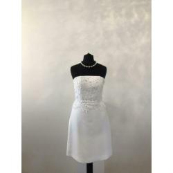 Mooie strapless jurk xs