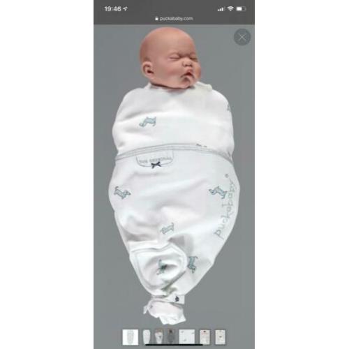 Puckababy piep 0-3 mnd zgan White pucky