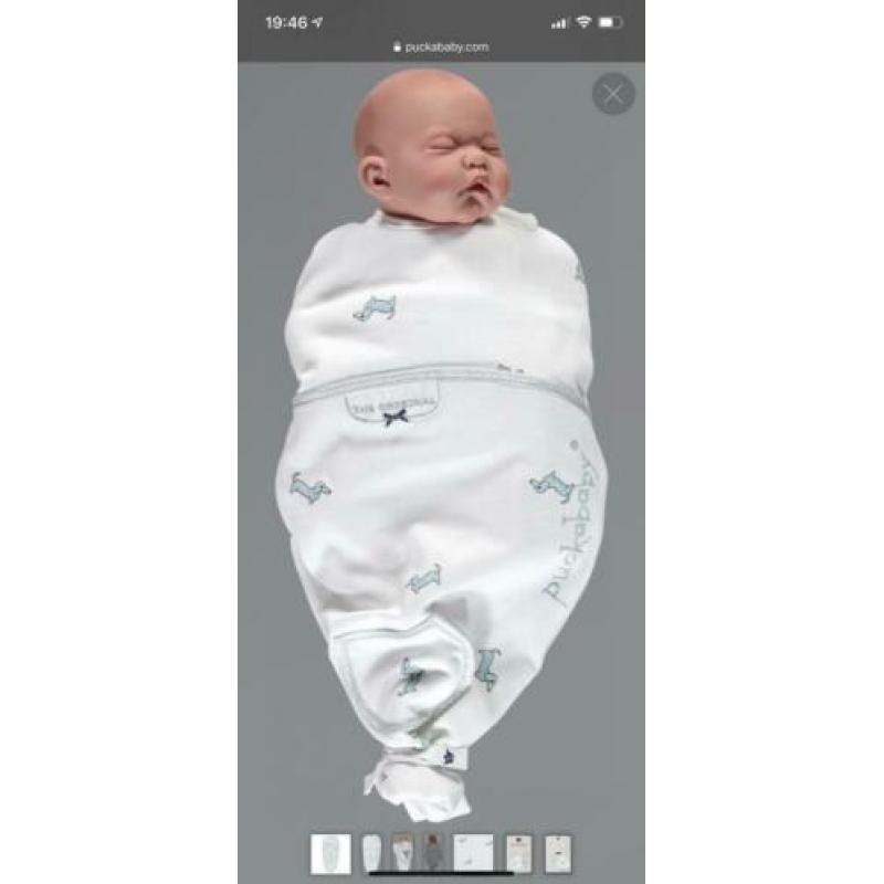 Puckababy piep 0-3 mnd zgan White pucky