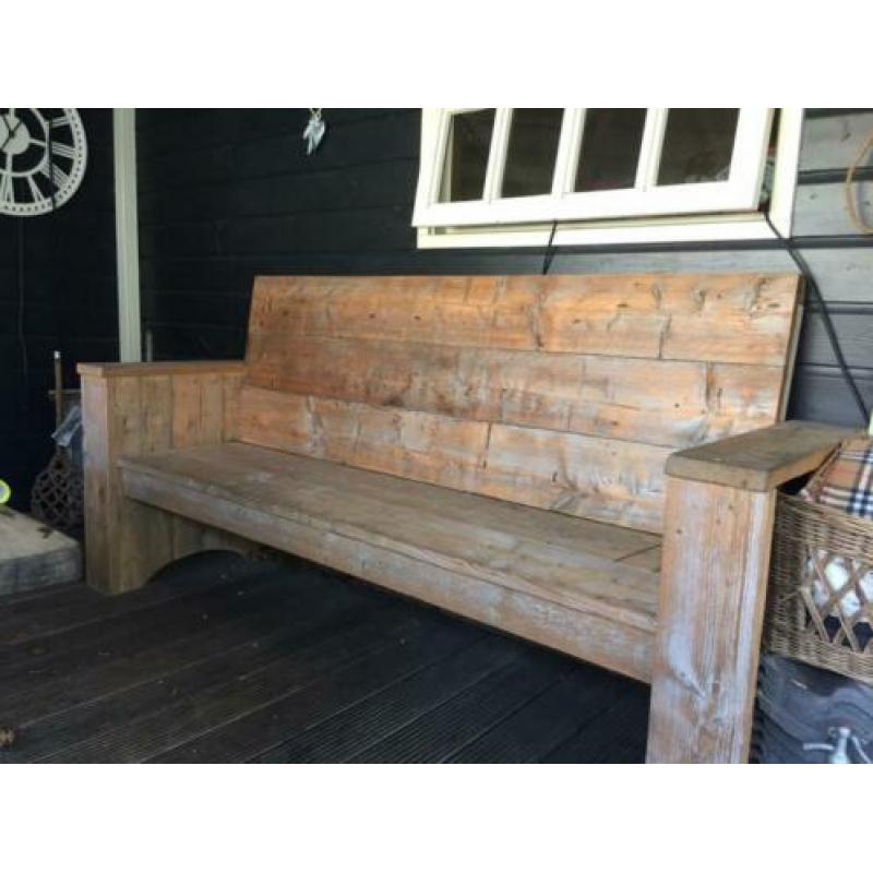 Steigerhouten tuinbank 210 cm breed