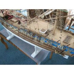 Scheepsmodel-Modelschip. HMY ROYAL CAROLINE.