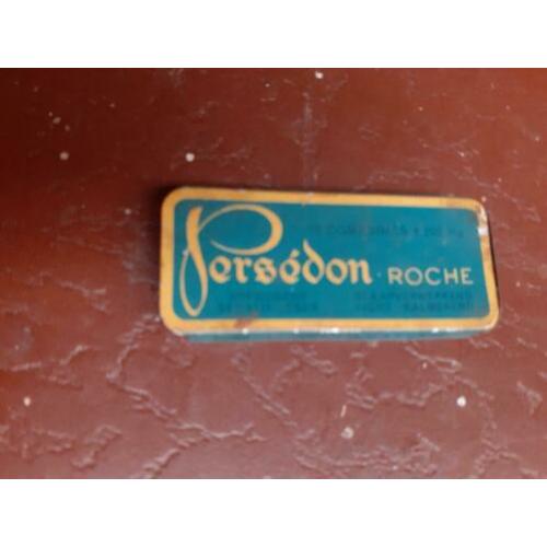 Persedon roche. Oud medicinaal pijnstiller.