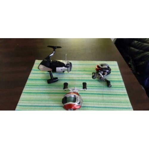 Shimano molen, Rozemeijer reel, WFT The Jerk reel