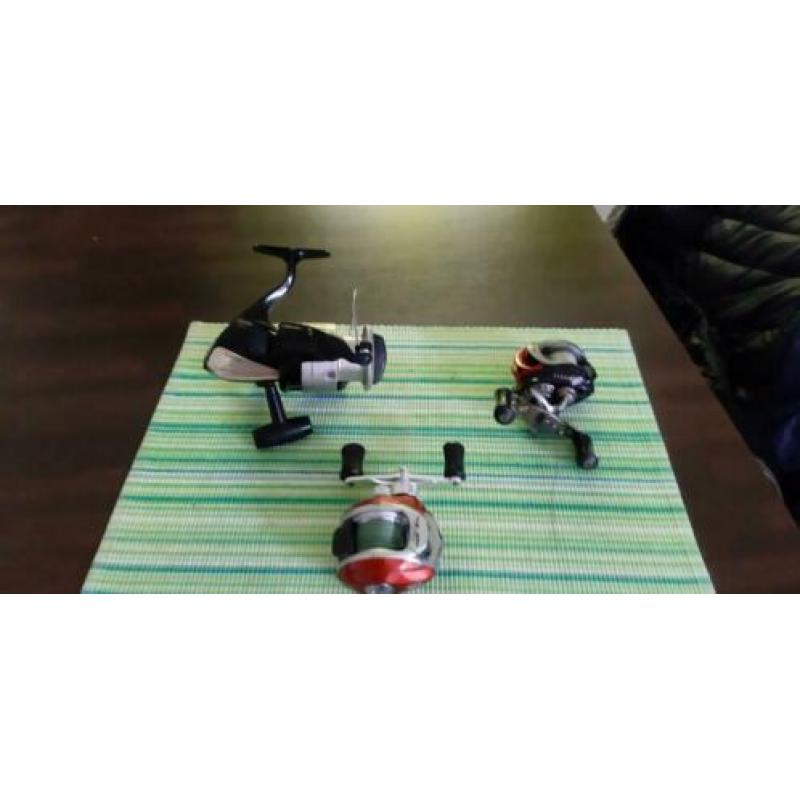 Shimano molen, Rozemeijer reel, WFT The Jerk reel