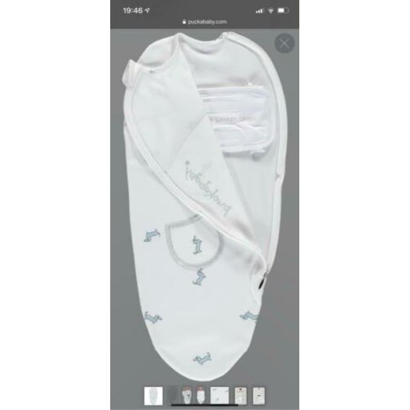 Puckababy piep 0-3 mnd zgan White pucky