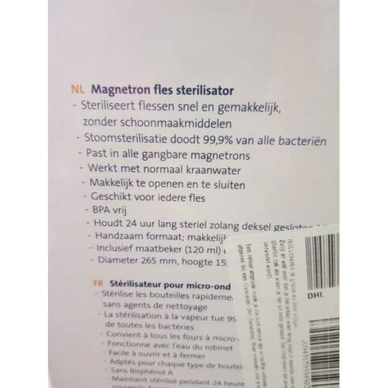 Alecto magnetronsterilisator / flessensterilisator zgan