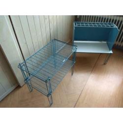 Campingkeuken, vintage campingset retro, kooktafeltjes