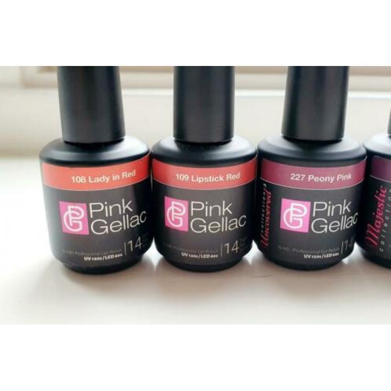 Verschillende mooie Pink Gellac kleurtjes! Zgan!
