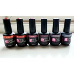 Verschillende mooie Pink Gellac kleurtjes! Zgan!