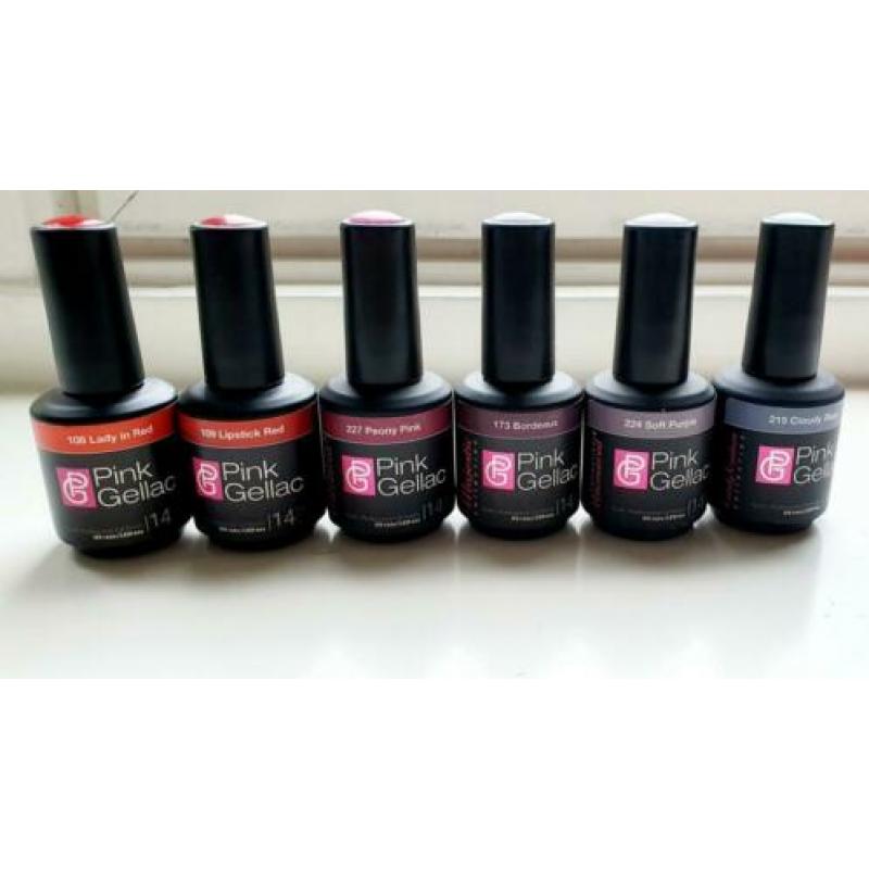 Verschillende mooie Pink Gellac kleurtjes! Zgan!