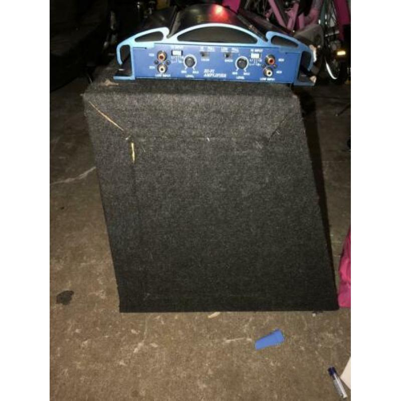 Subwoofer 600watt + 280watt versterker
