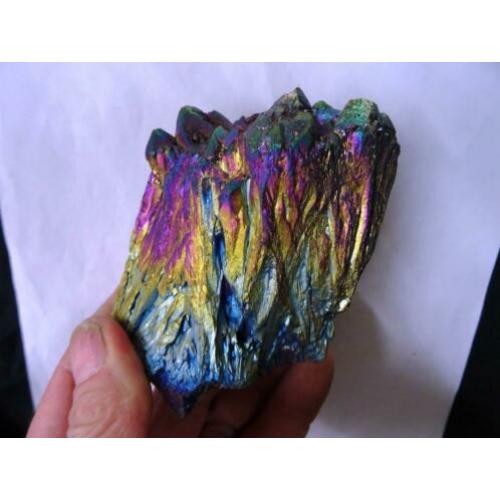 Titanium aura kwarts, bergkristal