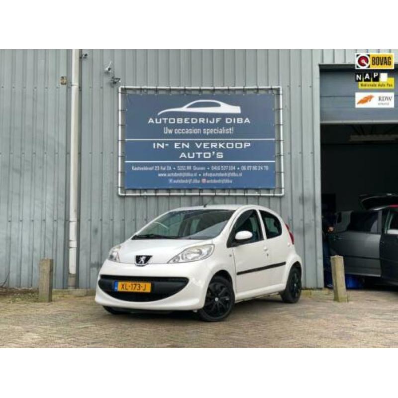 Peugeot 107 1.0-12V XR Wit 2008 Airco Elektr 5-drs APK NAP!