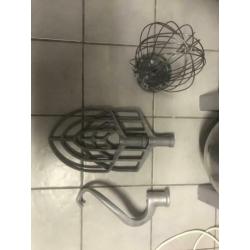 Hobart NCM20 planeetmenger 380Volt nagekeken met RvS tafel