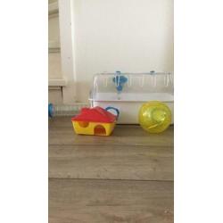 Hamster hok + hamster bal
