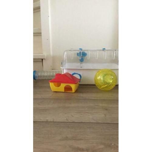 Hamster hok + hamster bal