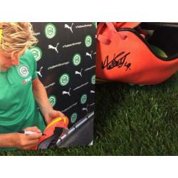 Nike voetbalschoen gesigneerd -Mahi & van Weert FC Groningen
