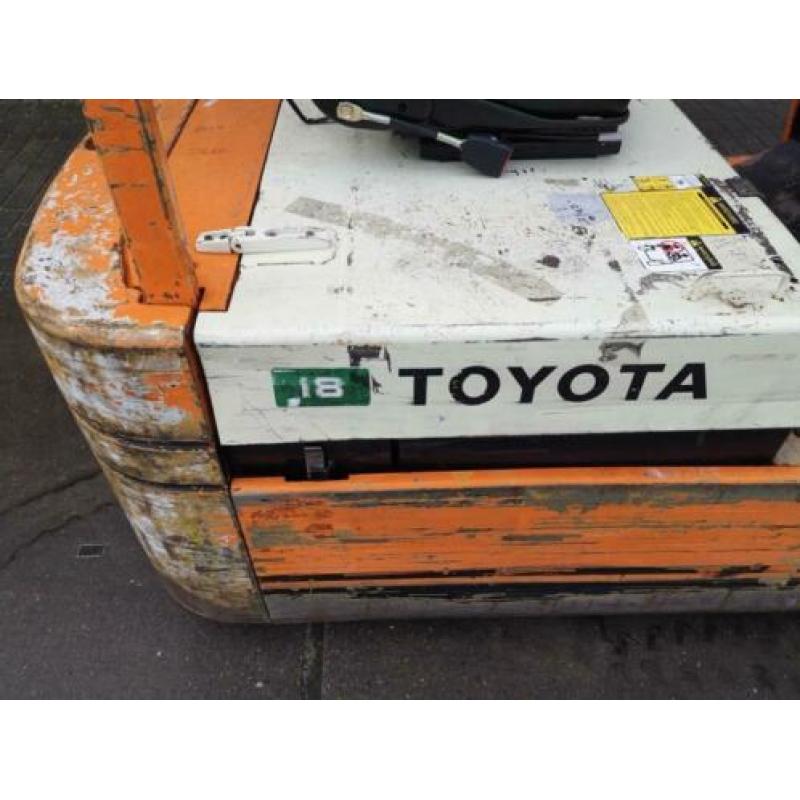 Toyota Heftruck electrisch 1,8 Ton hefhoogte 6 mtr. koopje!