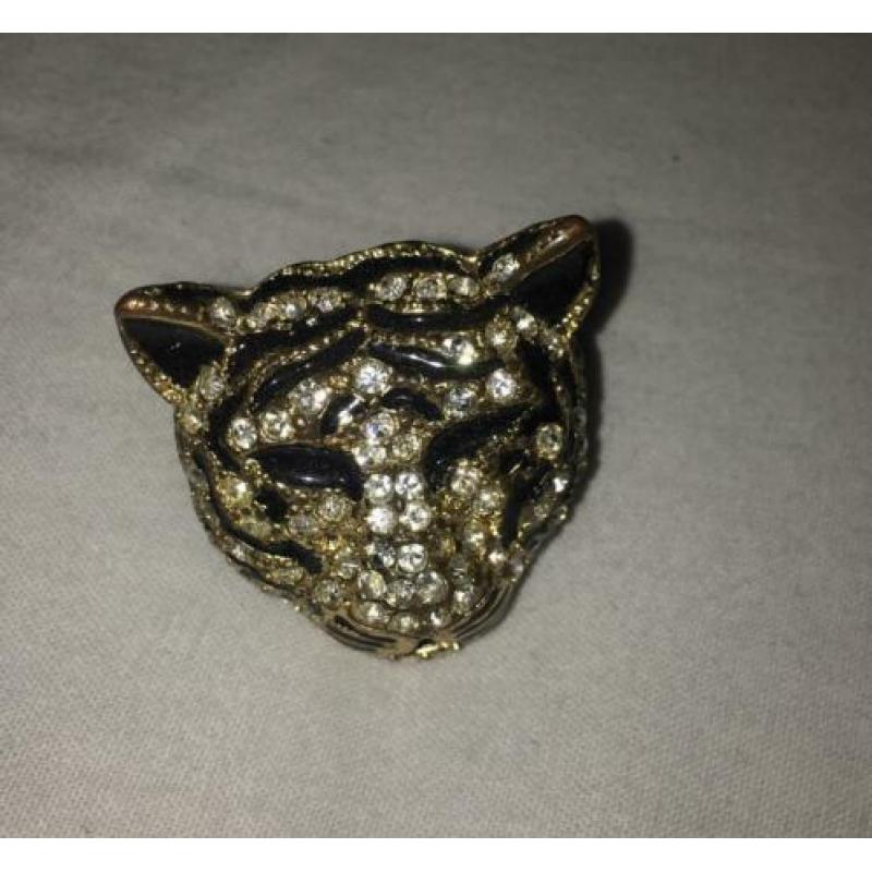 Blingbling strass ring diamanten goud 1 MAAT