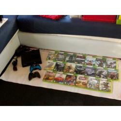 X-BOX 360 inclusief 20 spellen