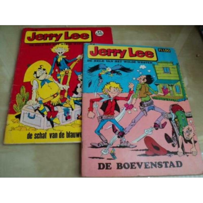 3 stripboeken Jerry Lee jaren 80