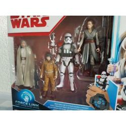 -20% Star Wars Force Link Luke, Rose, Stormtrooper, Rey