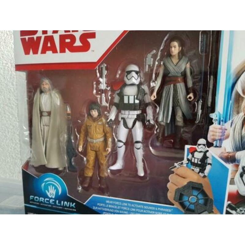-20% Star Wars Force Link Luke, Rose, Stormtrooper, Rey