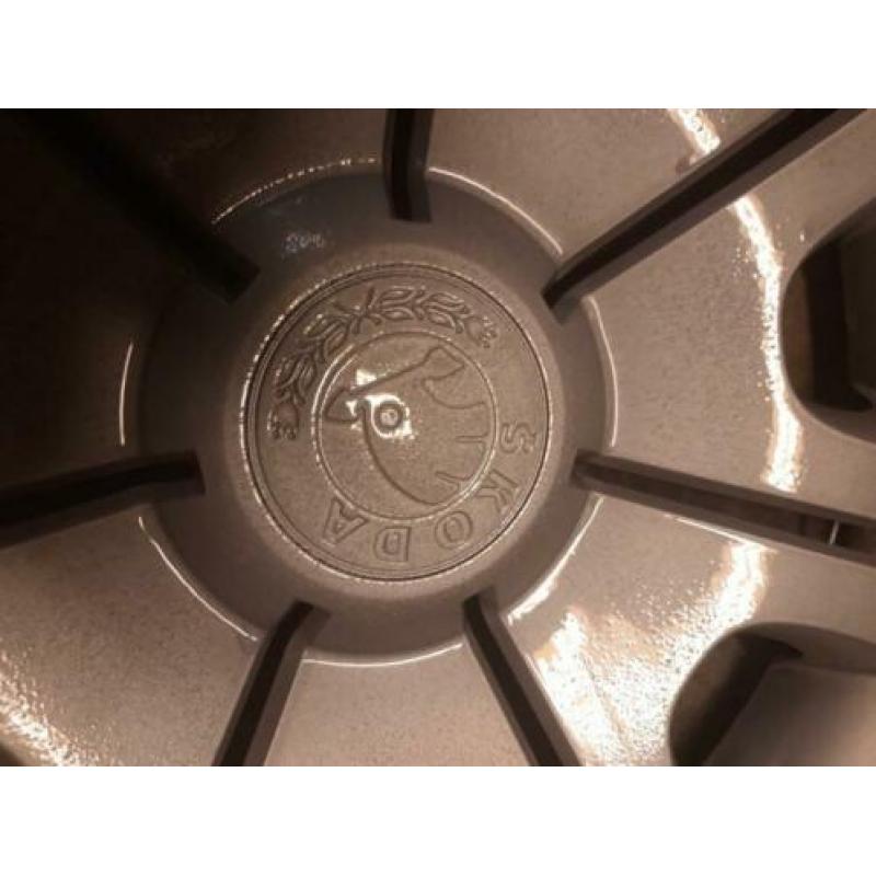 Skoda wieldoppen 14 inch 4 stuks wieldeksels