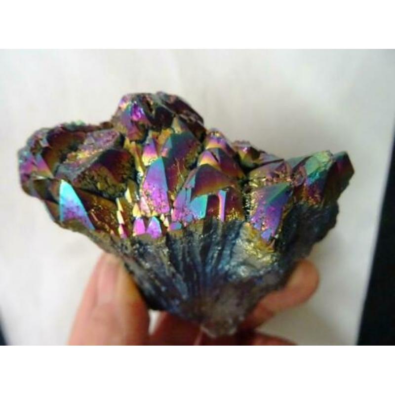 Titanium aura kwarts, bergkristal