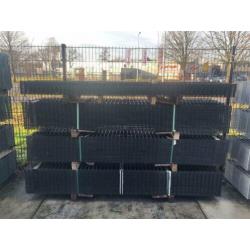 Dubbelstaafsmat 40m 6x5x6 Zwart RAL 9005 Hekwerk 63cm hoog