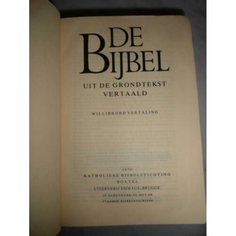 De Bijbel - Willibrordvertaling 1978 - Rood met leeslint