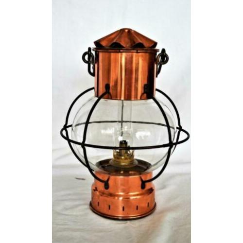 De Haan Rotterdam messing trawler scheepslamp(Olie)