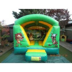 Feest springkussen met dak