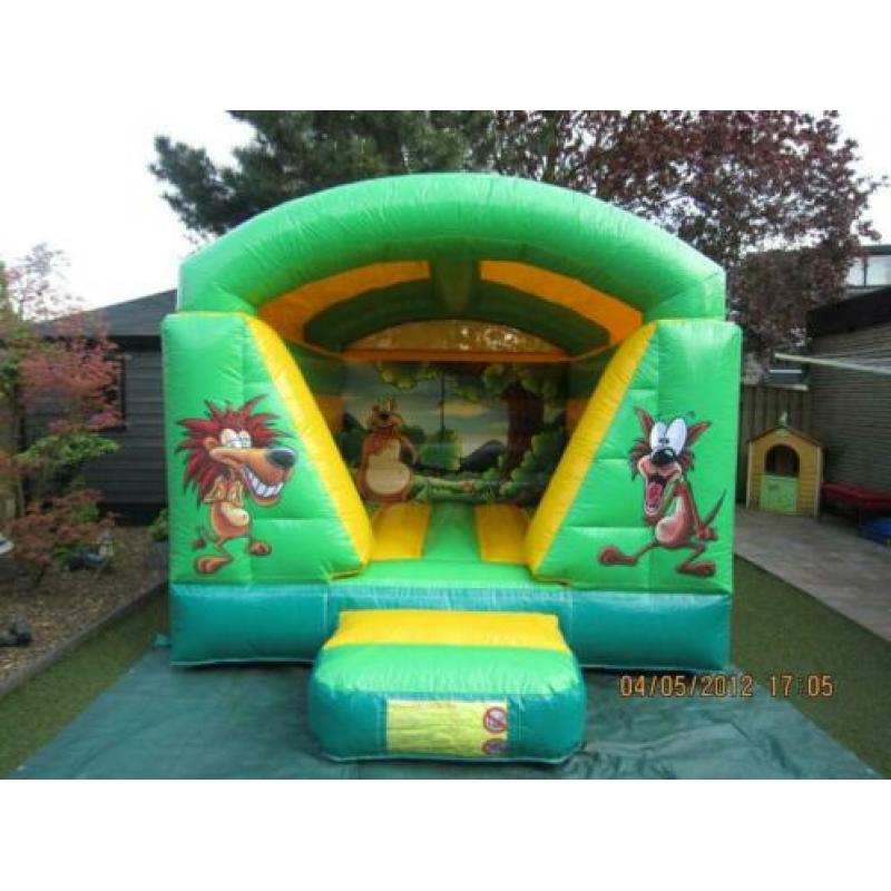 Feest springkussen met dak