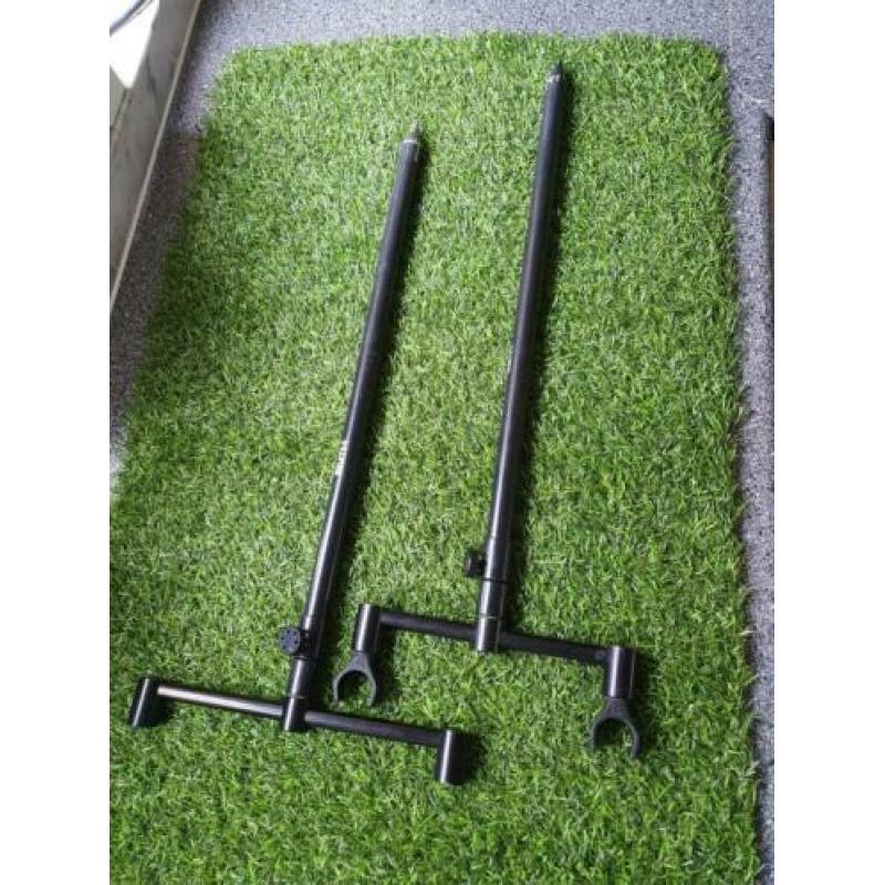 2x banksticks en buzzerbars + fox backrest