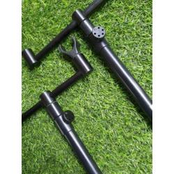 2x banksticks en buzzerbars + fox backrest