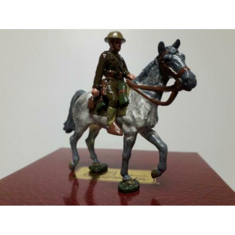 U.S WW1 SOLDAAT te PAARD 1917 van W.BRITAIN mint in OVP