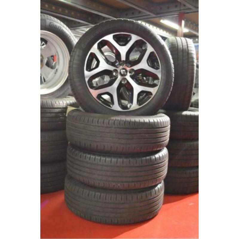 Gebr. 17'' Renault Captur velgen + Continental zomerbanden