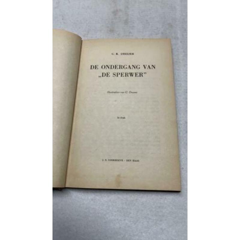 Oud boek De ondergang van de sperwer door G.K. Dreijer