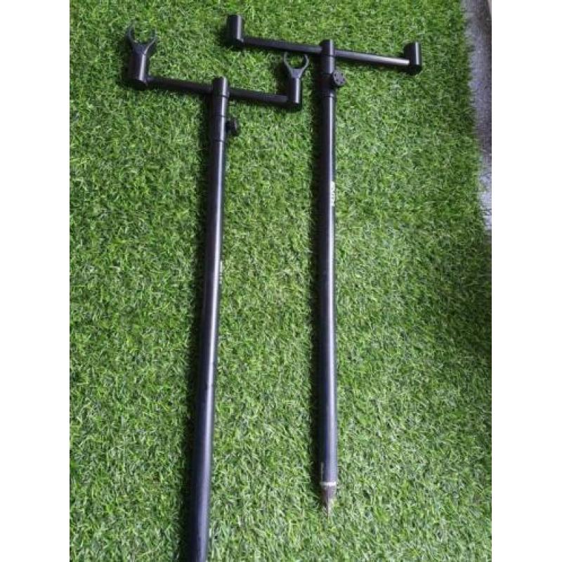 2x banksticks en buzzerbars + fox backrest