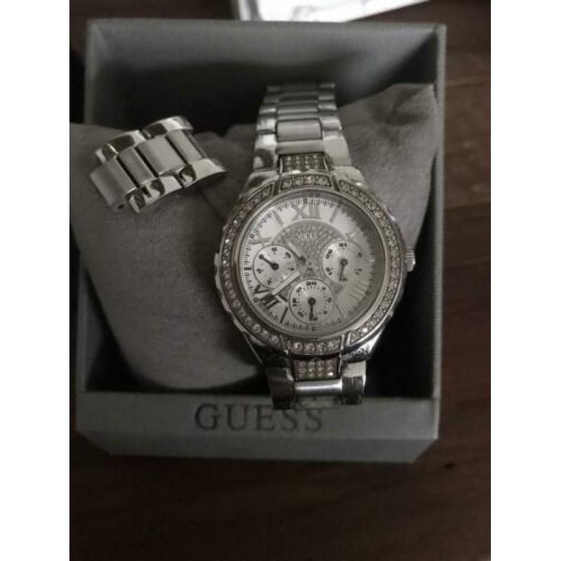 Guess dameshorloge met Strass
