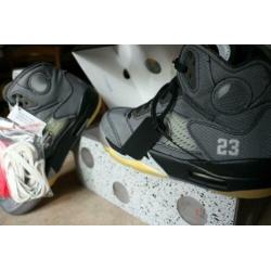 Jordan 5 Retro Off-White Black 43