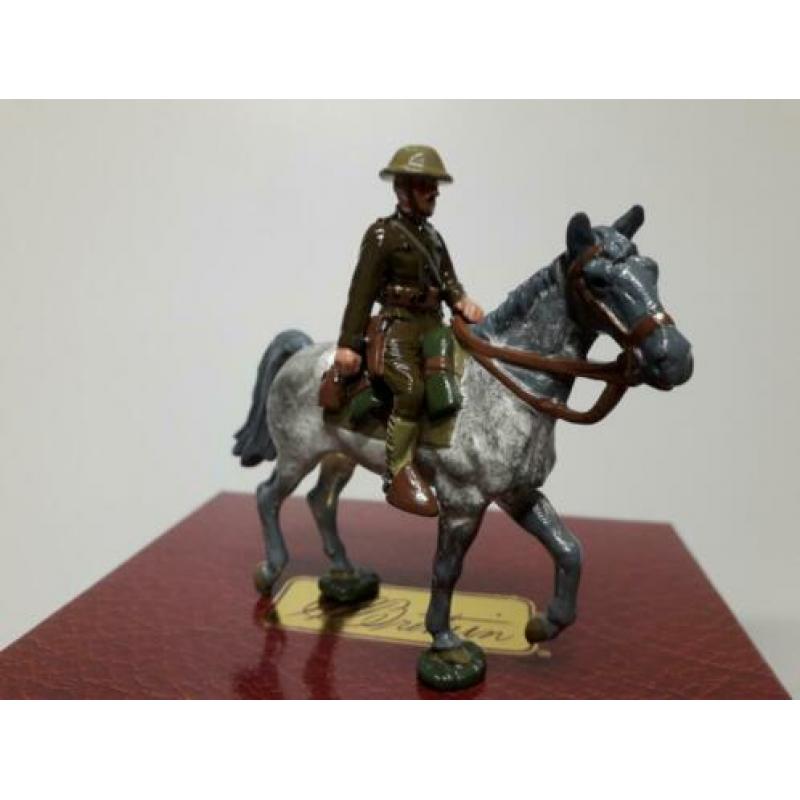 U.S WW1 SOLDAAT te PAARD 1917 van W.BRITAIN mint in OVP