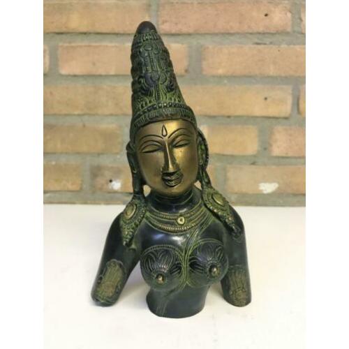 Godin Parvati Hindoeisme Brons beeld