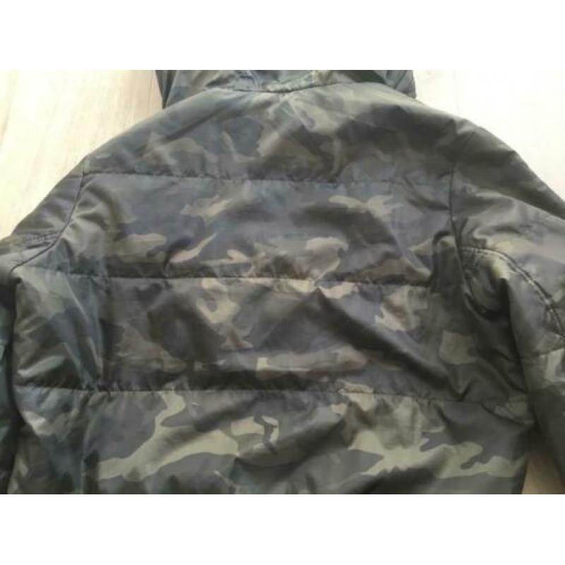 ???? ZGAN CA leger groen camouflage print kort jack M 38 40
