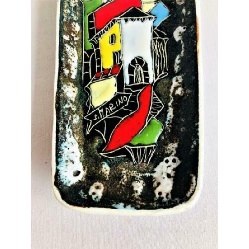 San Marino Keramieke Wandplaat, 50's