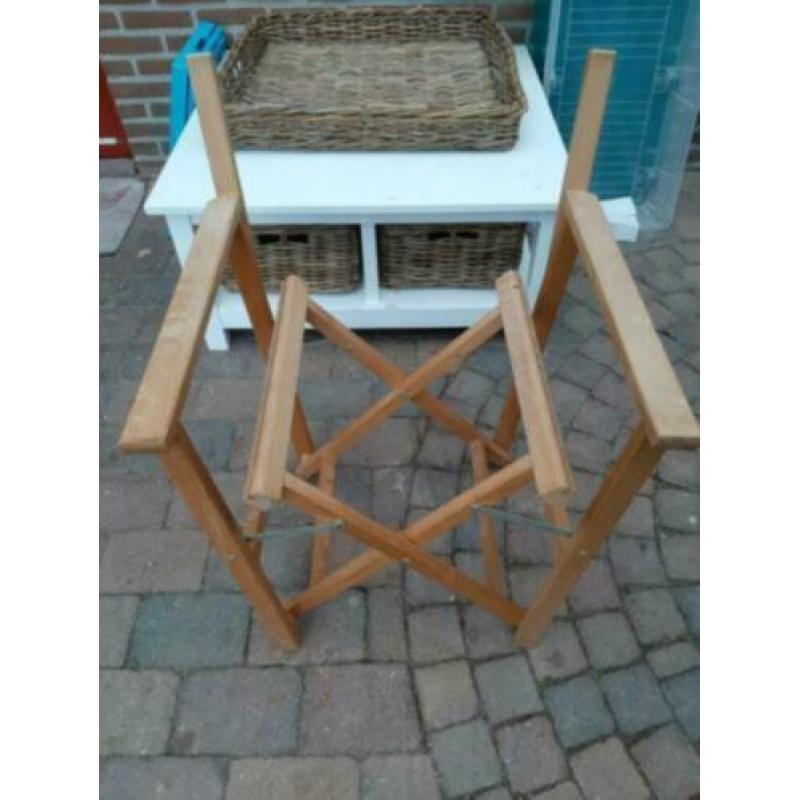 Prachtige Zeer Degelijke Vintage Regisseursstoel Top staat !