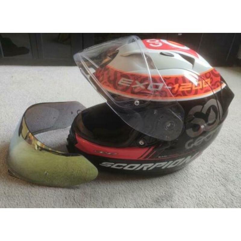 Scorpion EXO 1200 Motorhelm incl GoPro mount Size M